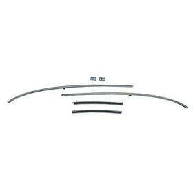 1968 Chevrolet Chevelle Stainless Steel Roof Rail Inner Weatherstrip Channel Set