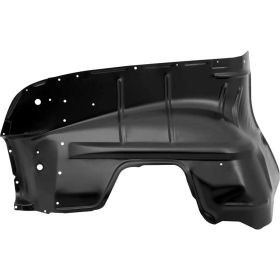 1955-1955 Chevrolet 150-Front Driver Side Fender Splash Shield-GMK404035055L