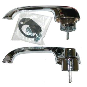1955-1957 Chevrolet 150 Driver And Passenger Side Pair Of Outer Door Handles For 2-Door Hardtop And Convertible Models - Goodmark Brand - GMK4040440552S