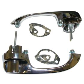1963-1964 CHEVROLET IMPALA Driver And Passenger Side Pair Of Outer Door Handles For 2-Door - GMK404344063S