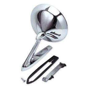 1964-1966 PONTIAC TEMPEST Driver Side Standard Outside Rearview Mirror With Included Mount Kit - GMK433041064