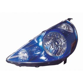 2007-2008 Honda Fit Headlamp Unit  Lh (Driver Side)- Blue (Vivid) Inner - HO2502132-2
