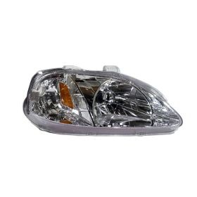 Honda Civic Coupe 1999-2000 Passenger Side Head Light Assembly - HO2503113 OEM# 33101S01A02
