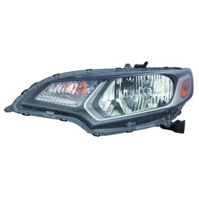 2015-2017 Honda Fit Head Lamp Passenger Side Halogen HQ - OEM# 33100T5AA01 - HO2503160-3