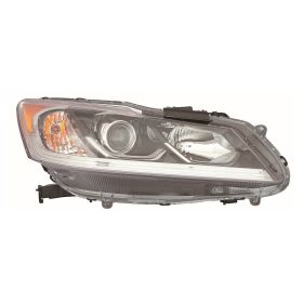 2016-2017 Honda Accord Sedan Head Lamp Passenger Side Halogen Lx HQ - OEM# 33100T2AA61 - HO2503168-3