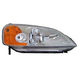 2001-2003 Honda Civic Coupe Head Lamp Passenger Side HQ - OEM# 33101S5PA01 - HO2519102-3