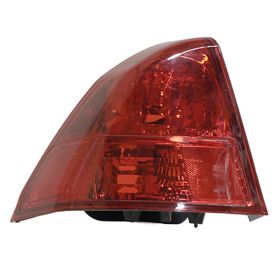 Honda Civic Hybrid 2003-2005 Driver Side Outer Tail Light Lens And Housing - HO2800153 OEM# 33551S5DA51/33551S5BA01