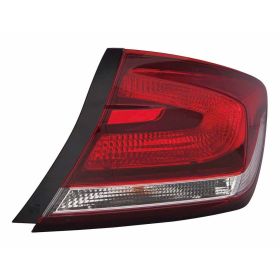 2013-2015 Honda Civic Sedan Passenger Side Outer Tail Light Assembly - Best Value ® - HO2805102