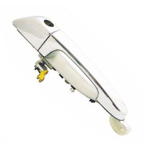 2007-2008 Hyundai Entourage Door Handle Outer Front Driver Side All Chrome - HY1310122-3