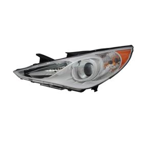 2011-2014 Hyundai Sonata Driver Side Halogen Headlight Assembly - Best Value ® - HY2502159
