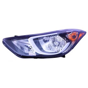 Hyundai Elantra Sedan 2014-2016 Driver Side Head Light Assembly - HY2502189