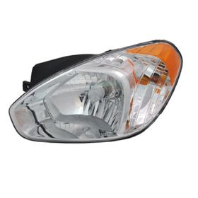 2007-2011 Hyundai ACcent Hatchback Head Lamp Passenger Side HQ - OEM# 921021E011 - HY2503144-3