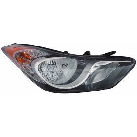 Hyundai Elantra Coupe 2013 Passenger Side Halogen Head Light Assembly - HY2503164