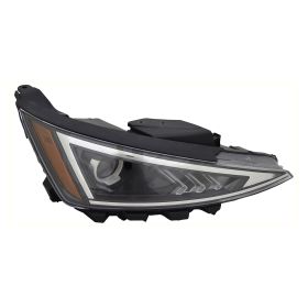 Hyundai Elantra Sedan 2019 Passenger Side Halogen Headlight Assembly - HY2503233