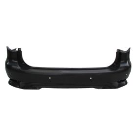 2016-2020 Infiniti Qx60 Bumper Rear Primed W/Hitch/Backup Intervention(2 Inner Holes) W/Sensor - OEM# 850229ND0H - IN1100164-3