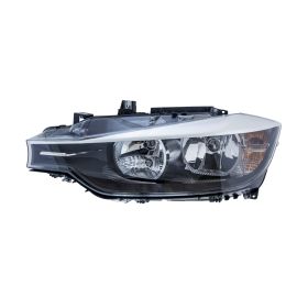 BMW 3 Series Sedan 2012-2014 Driver Side Halogen Headlight Assembly - KEYBM2502169