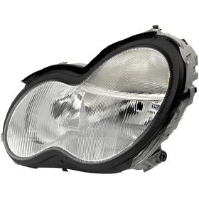 Mercedes C230 2003-2007 Driver Side Hid Headlight Assembly - KEYMB2502149