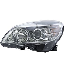 Mercedes C300 2008 Driver Side Halogen Headlight Assembly - KEYMB2502162