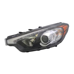 2014-2016 Kia Forte- Hatchback Headlamp Assembly, Lh (Driver Side)- Halogen- W/ Led Position Lamps To 10/17/14 - KI2502171-2