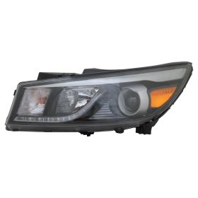 2015-2018 KIA SEDONA Driver Side Halogen Headlight Assembly - CAPA Certified - KI2502182C OEM# 92101A9130