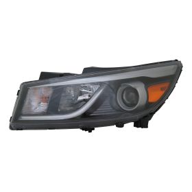 2015-2018 KIA Sedona Driver Side Halogen Headlight Assembly - CAPA Certified ®