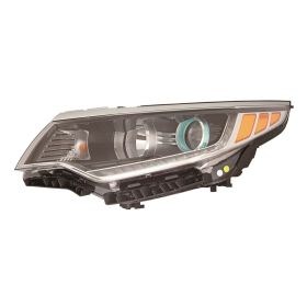 2017-2019 Kia Optima Hybrid - Driver Side Halogen Headlight Assembly - KI2502239