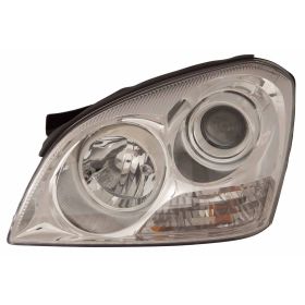 2006-2007 Kia Magentis (Canada) Head Lamp Passenger Side W/Chrome Insert W/O App Pkg To 04/16/07 HQ - KI2503124-3