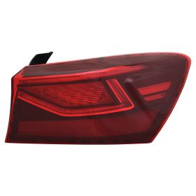 2019-2022 KIA FORTE Passenger Side Led Outer Tail Light Assembly - KI2805158 OEM# 92402M7100