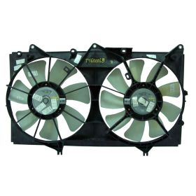 Toyota Solara 2002-2003 Dual Fan Assembly - LX3115107 OEM# 163610A120/167110A170