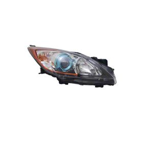 2012-2013 Mazda Mazda 3 Head Lamp Driver Side Halogen (6 Speed W/Blue Projector Bezel) HQ - OEM# BFD1510L0D - MA2518143-3