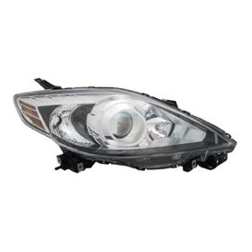 2008-2009 Mazda Mazda 5 Head Lamp Passenger Side Halogen Black Bezel HQ - OEM# CE51510K0C - MA2519128-3