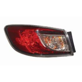 2010-2013 Mazda Mazda 3 Tail Lamp Driver Side W/O Led Sedan HQ - OEM# BBM451160F - MA2800144-3