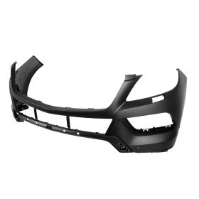 2015 Mercedes Ml250 Bumper Front Primed W/Sensor W/H L Washer Hole W/O Amg Sport Pkg - OEM# 16688514259999 - MB1000367-3