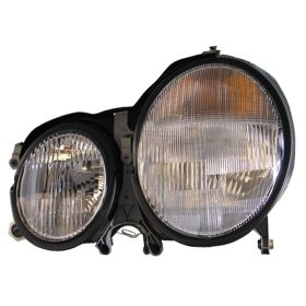 Mercedes E320 2000-2003 Driver Side Halogen Head Light Assembly - MB2502105