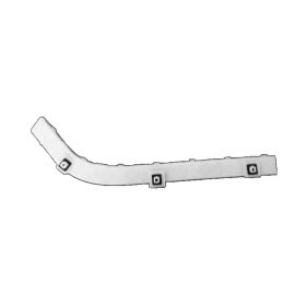 Mitsubishi Lancer 2008-2015 Passenger Side Rear Bumper Cover Outer Stiffener Bracket - MI1143101