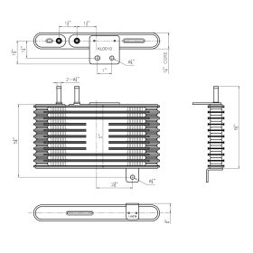 Mitsubishi Outlander Sport 2008-2015 Automatic Transmission Oil Cooler Assembly - MI4050105