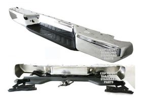 2005-2019 Nissan Frontier- Pickup Rear Step Bumper Assembly- Chrome - NI1103114-2