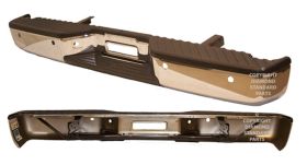 2007-2015 Nissan Titan Rear Bumper Assembly- Chrome- Le/ Se/ Sl/ Sv- W/ Distance Sensors- W/O Big Tow - NI1103118-2