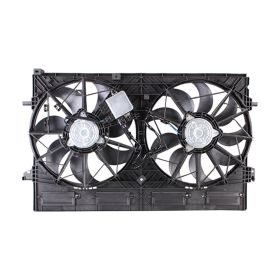 2021-2021 NISSAN ROGUE Radiator And Condenser Fan Assembly With Two Fans Side By Side - NI3115166 OEM# 214816RA0A