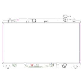 Lexus Es350 2007-2012 Radiator - RAD13035