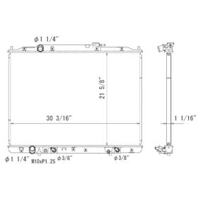 Honda Pilot 2009-2015 Radiator - RAD13065
