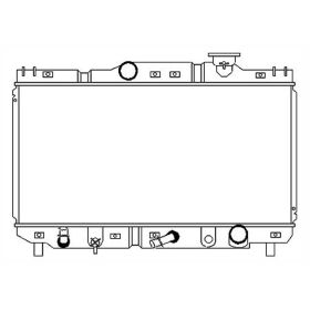 1992-1995 Toyota Paseo - Radiator - RAD1319