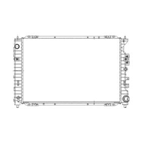 Ford Escape Hybrid 2009-2012 Radiator For 2.5 Liter L4 Hybrid Models - RAD13209