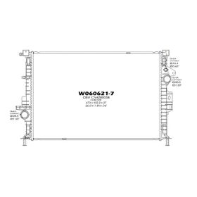 Ford Escape 2013-2019 Radiator For Models With 1.6l/2.0l/2.5l L4 - RAD13313