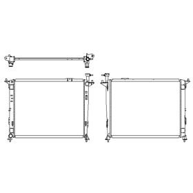 KIA Sorento 2016-2018 Radiator - RAD13519