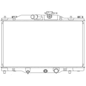 Mazda CX3 2016-2018 Radiator - RAD13585