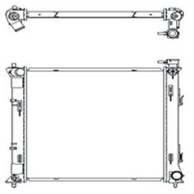 KIA Optima 2016-2019 Radiator - RAD13605