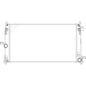 Toyota CHR 2018-2019 Radiator - RAD13666