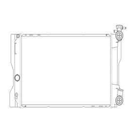 Toyota Corolla Sedan 2018-2019 Radiator - RAD13780