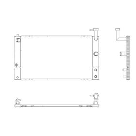 Toyota Prius 2004-2009 Radiator - RAD2758
